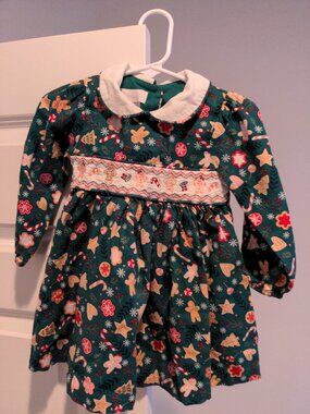 Girls Christmas Dress by Bonnie Baby